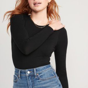 Old Navy Long sleeve jersey crew neck bodysuit